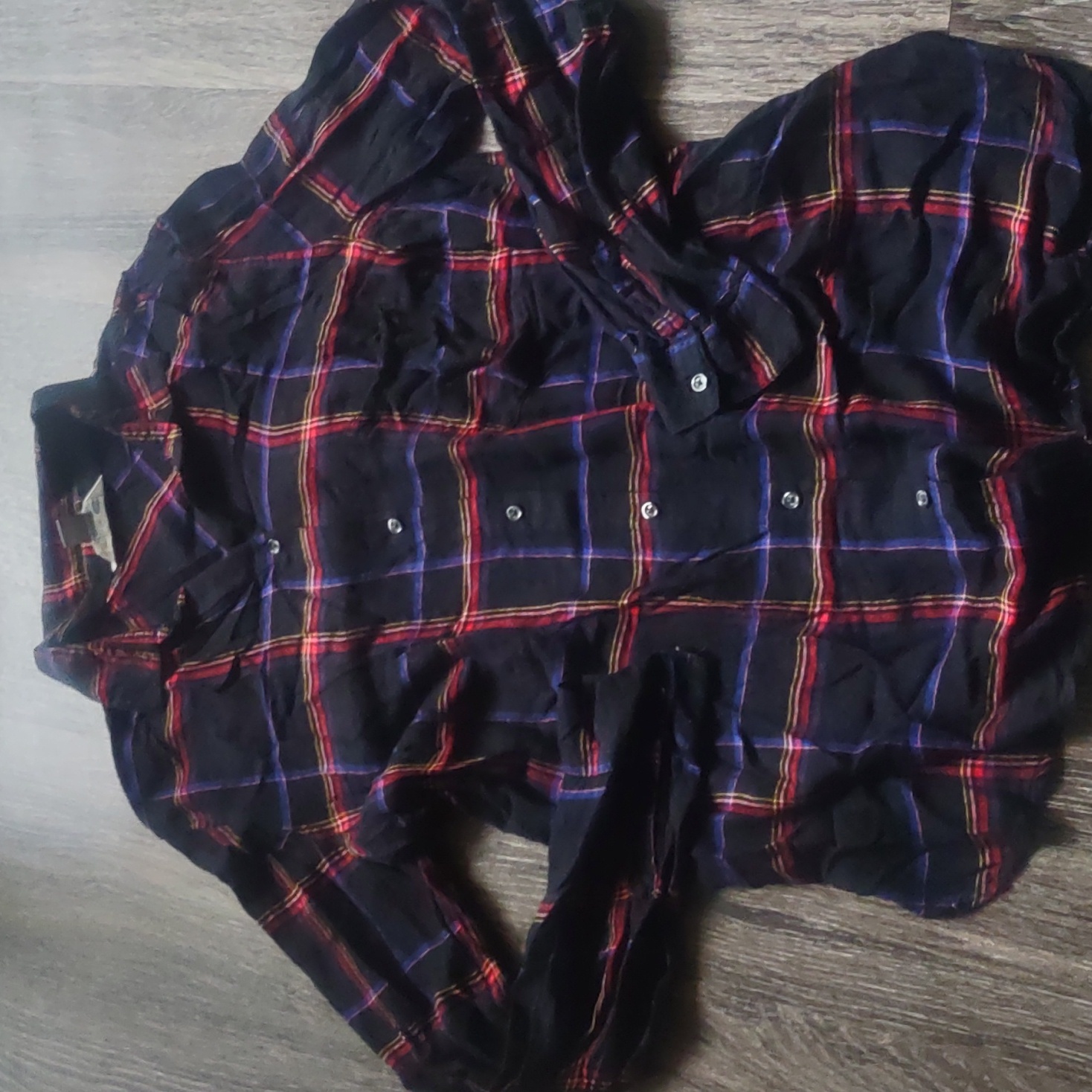 Plaid Soft Button Down